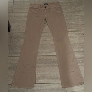 HUDSON TAN BOOTCUT JEANS SIZE 27